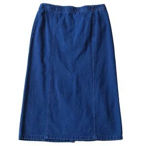 Straight Denim Skirt Blue Size 12P